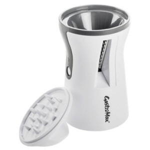 GastroMax spiraalsnijder, wit/grijs, 70×70×140 mm