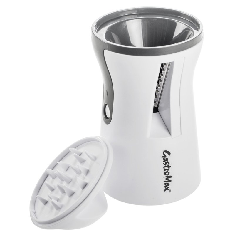 GastroMax spiraalsnijder, wit/grijs, 70×70×140 mm