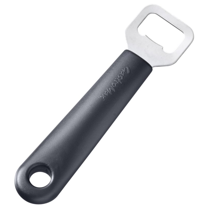 GastroMax flesopener, zwart, PP-handgreep