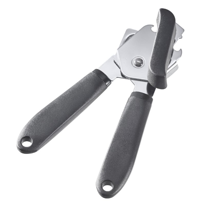 GastroMax blikopener, zwart, ABS, 55×50×190 mm