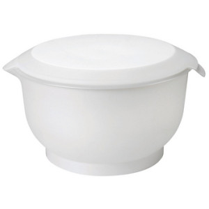 GastroMax kneedkom, 8 liter, wit, met deksel