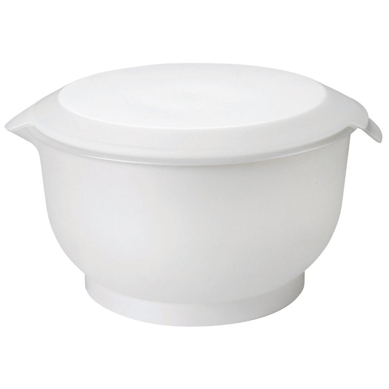 GastroMax kneedkom, 8 liter, wit, met deksel