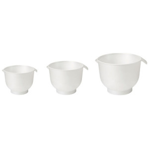 GastroMax mengkommen, wit, set van 3, 1,5-3,0 liter