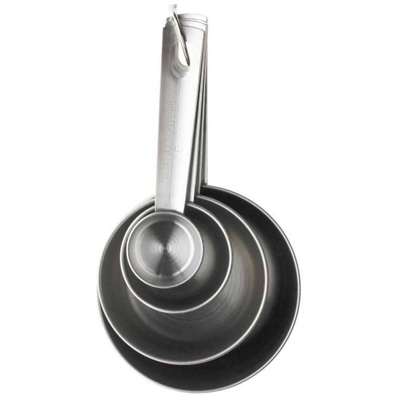 GastroMax maatlepels, RVS, set van 4