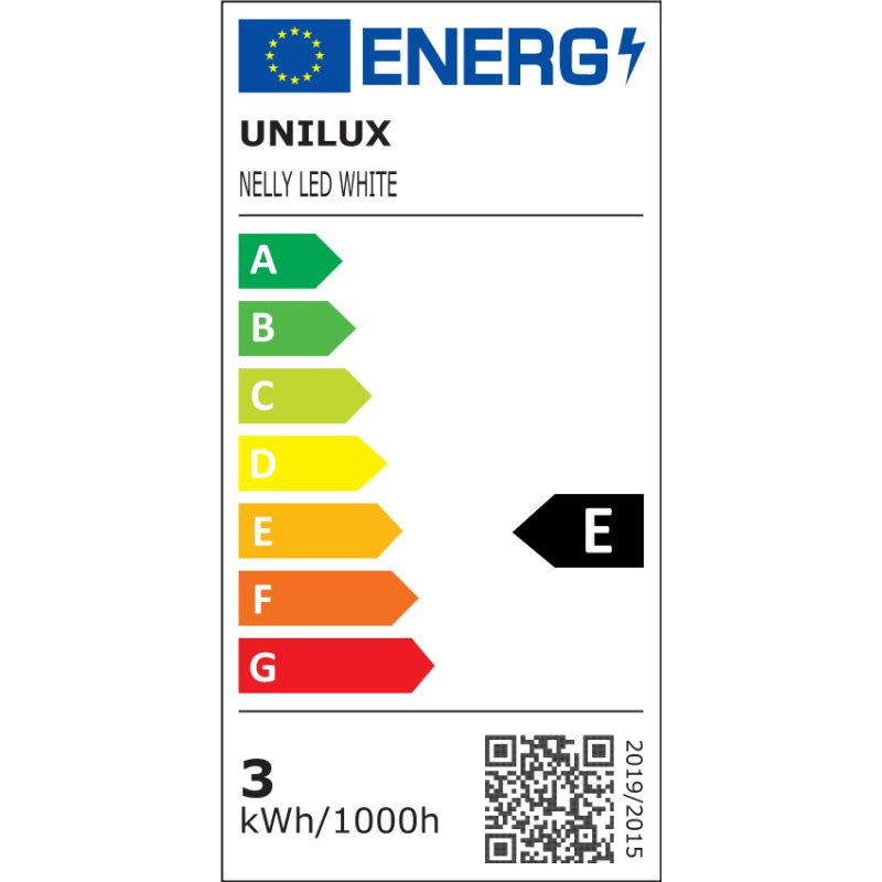 UNiLUX NELLY lampe de bureau LED rechargeable, dimmable, blanc