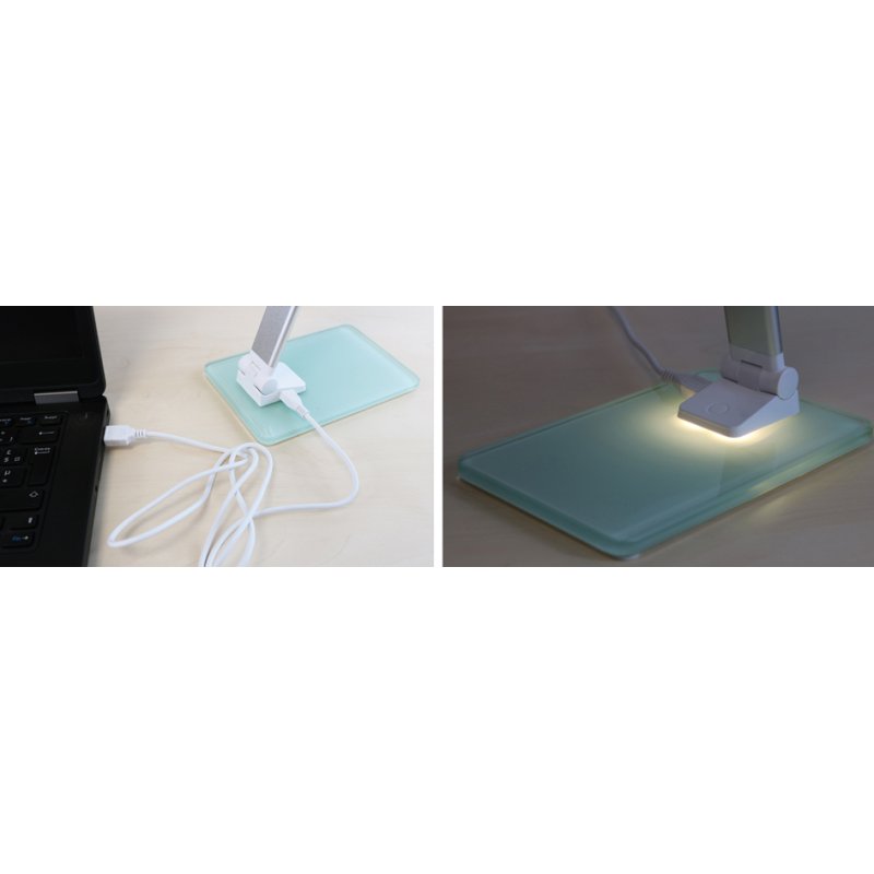 UNiLUX POPY LED desk lamp, dimmable, black, USB port