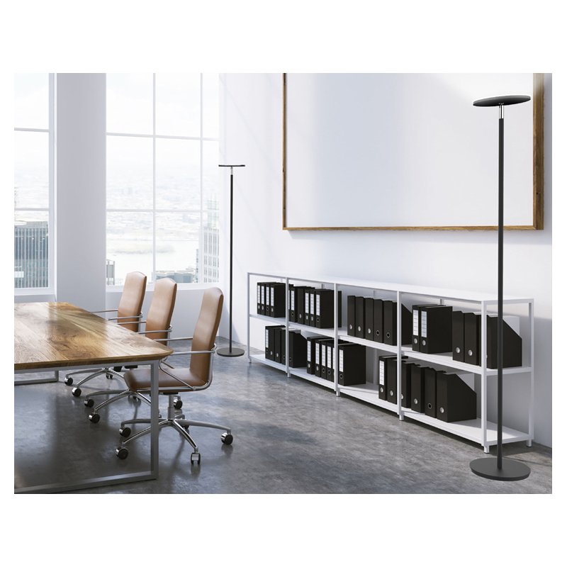 UNiLUX Lampadaire LED LEDDY, gradable, noir, 1,80 m