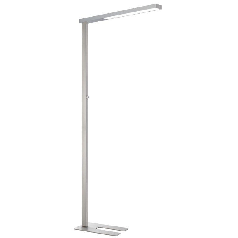 UNiLUX Lampadaire LED STRATUS, dimmable, argent, 50W