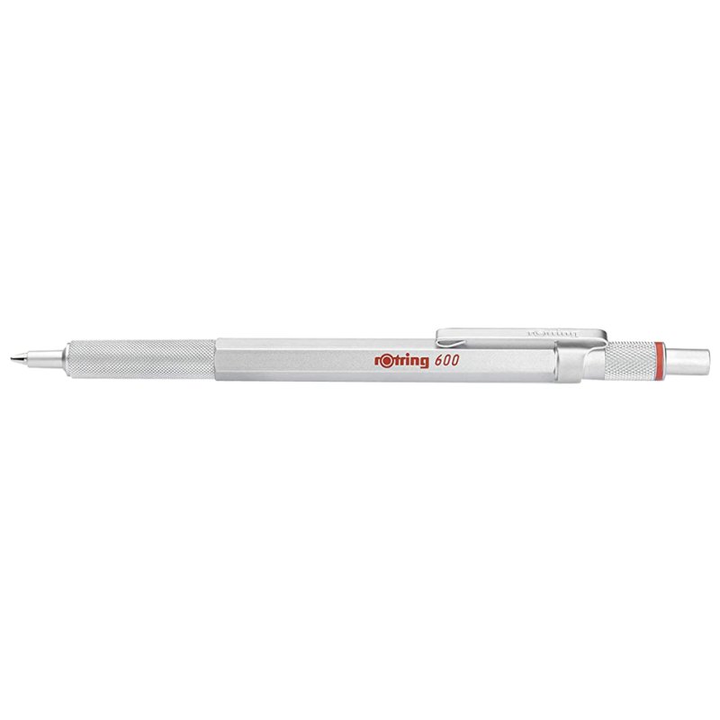 Rotring 600 stylo à bille rétractable, noir, boîtier en métal