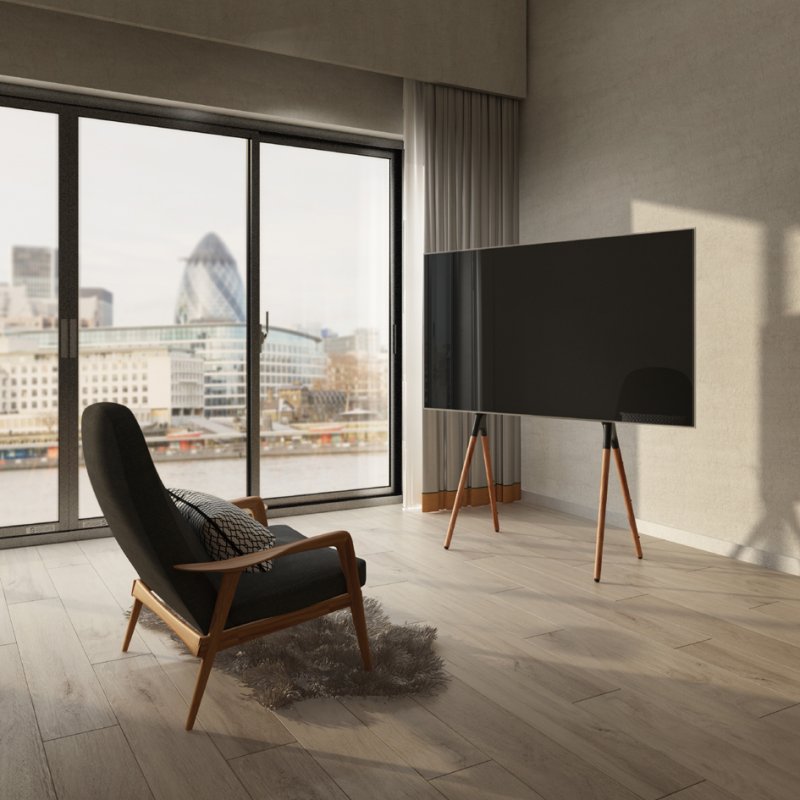 LogiLink Support TV, 49-70 pouces, design 4 pieds, noir
