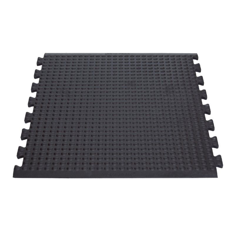 Miltex tapis d'atelier Yoga Flex Oil, noir, 800 × 300 mm, 13 mm épais, antidérapant