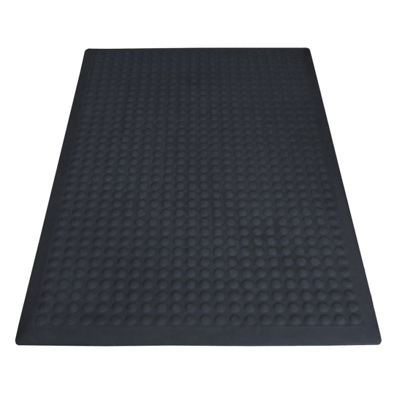 Miltex tapis d'atelier Yoga Flex Oil, noir, 800 × 300 mm, 13 mm épais, antidérapant