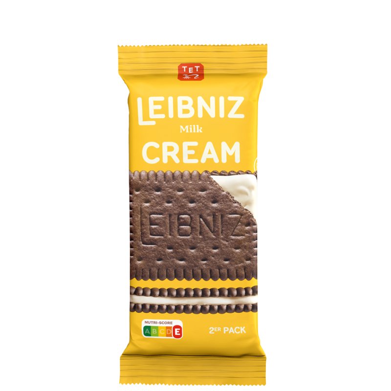 LEIBNIZ dubbele koekjes Keks'n Cream Milk, 18 pakken à 2 stuks, display