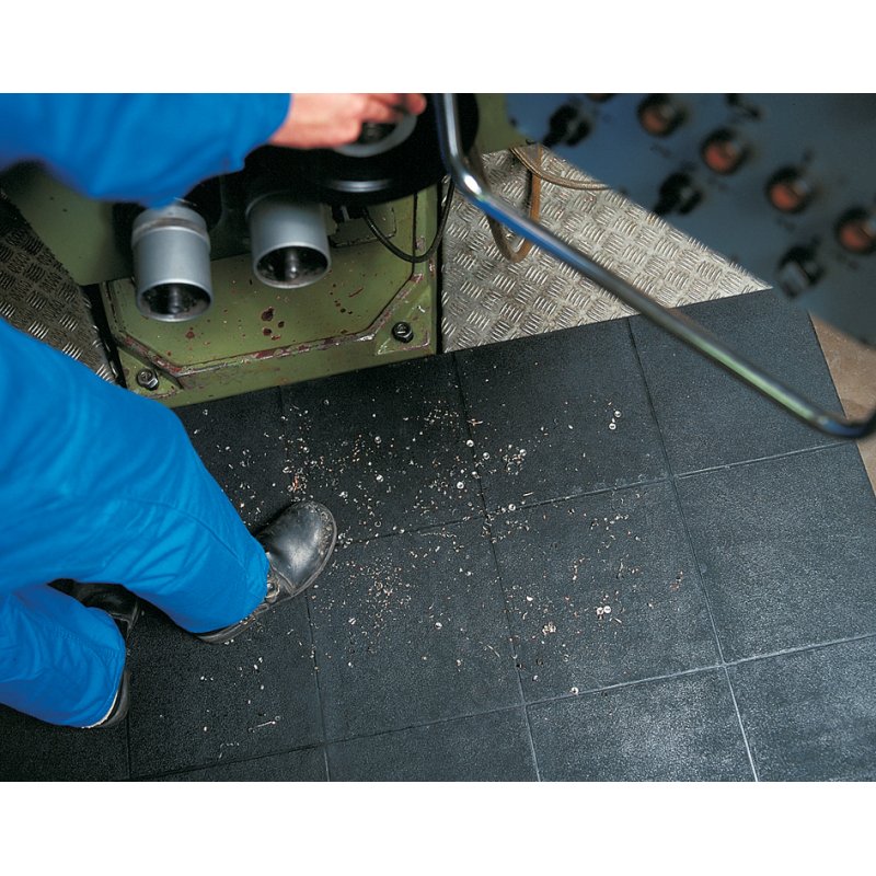 miltex tapis de yoga Yoga Solid Oil, 900×900 mm, noir, 17 mm d'épaisseur