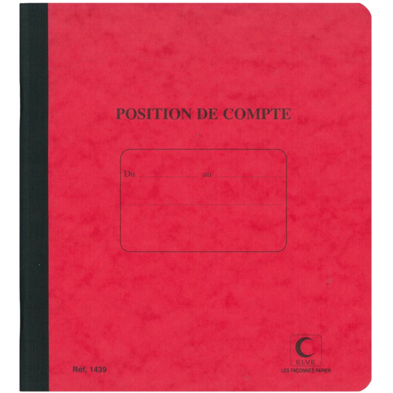 ELVE tellersalbum Saldobalans, wit, 210×190 mm, 80 pagina's, 4 kolommen