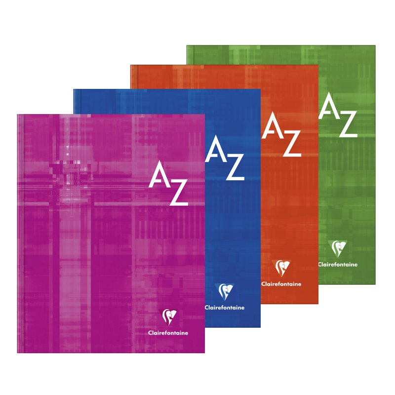Clairefontaine notitieboek met raster, 170×220 mm, 5 stuks