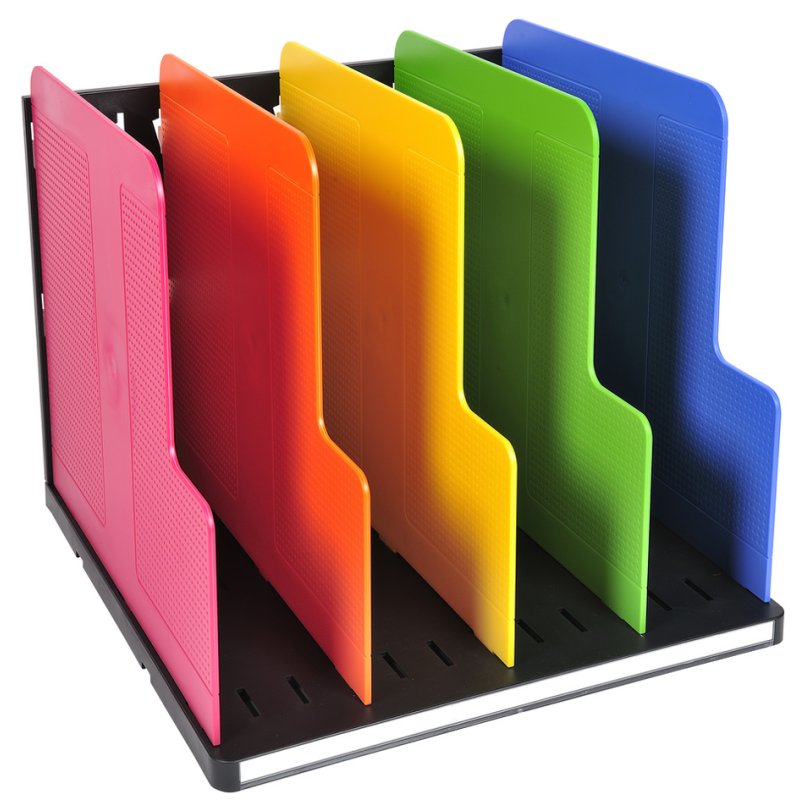 EXACOMPTA trieur MODULOTOP, 4 casiers, arlequin