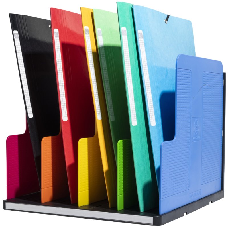 EXACOMPTA trieur MODULOTOP, 4 casiers, arlequin