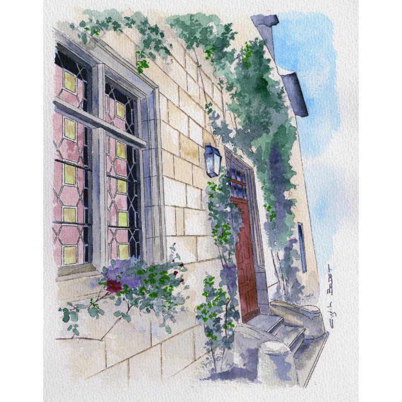 Clairefontaine papier aquarelle bloc à graver Etival, A4, 200 g/m², 10 feuilles