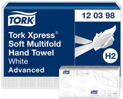 Tork vouwhanddoeken multivouw, 210 × 255 mm, wit, 21 × 180 vel