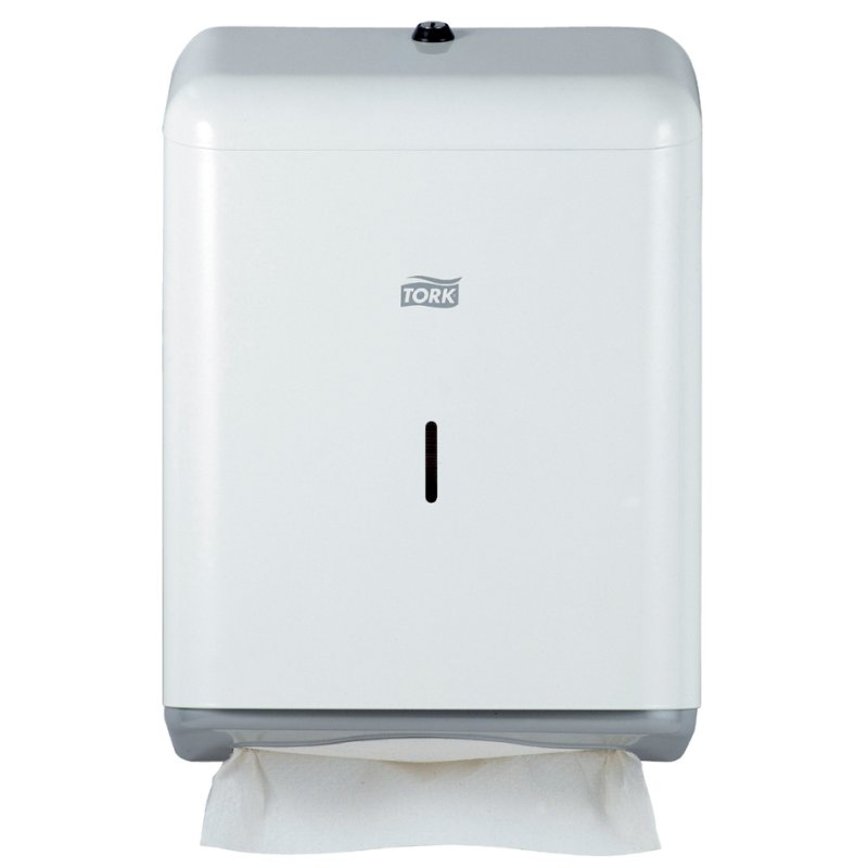 Tork distributeur d'essuie-mains, rechargeable, blanc, verrouillable
