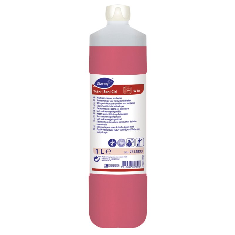 TASKI sanitair onderhoudsreiniger Sani Cid, citroenzuur basis, 1 liter