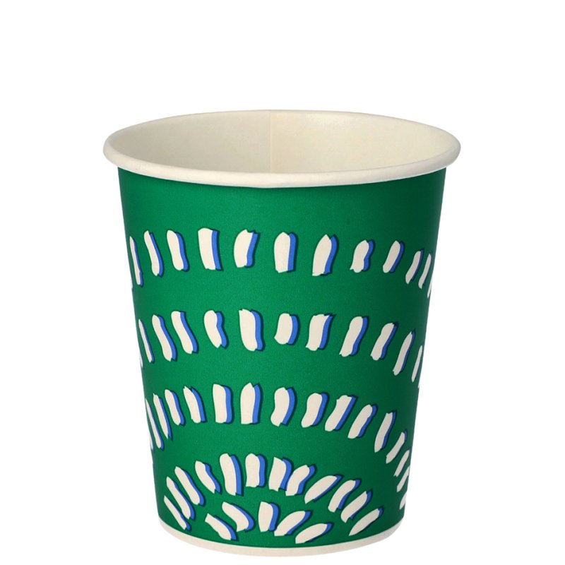 STARPAK gobelets en papier 0,2 l, vert, 100 pièces