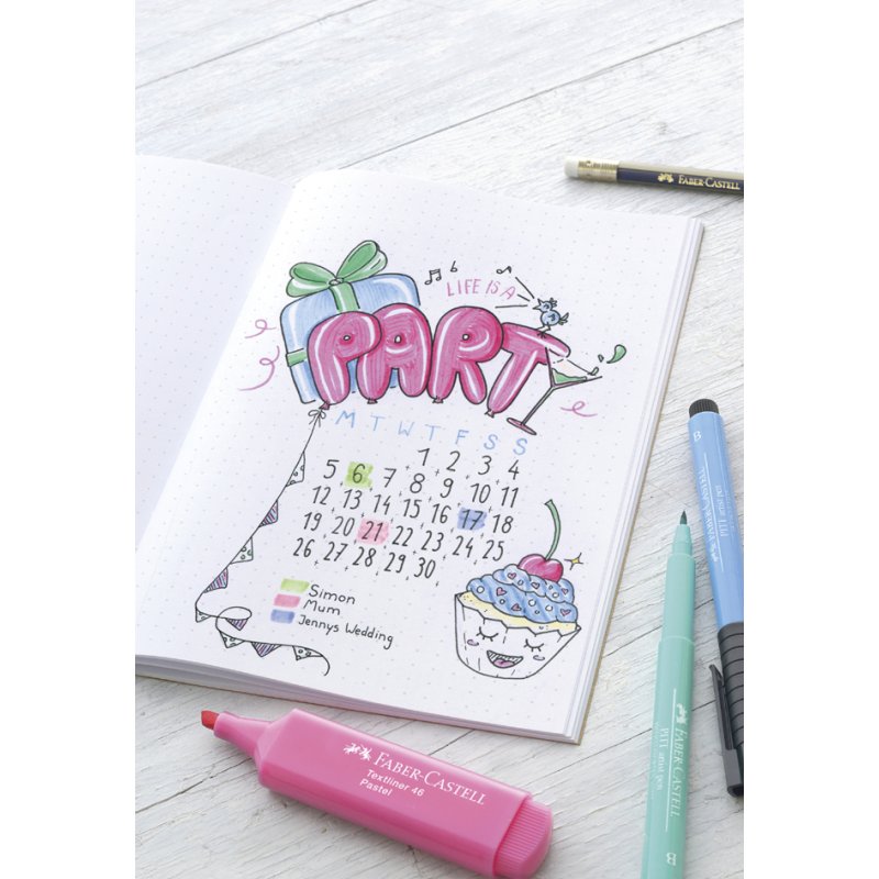 Faber-Castell Bullet Journal starter set, 9 pieces