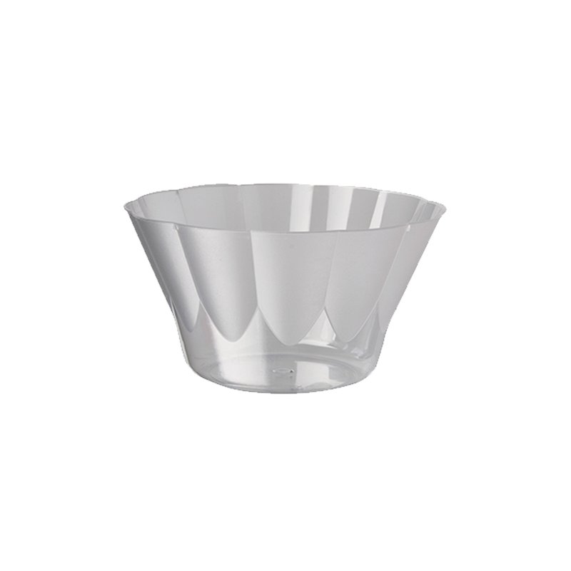 STARPAK coupes à glace et coupes à dessert, cristal clair, polystyrène, rond, 120 mm, 20 pièces