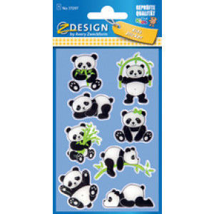 AVERY Zweckform glanzende stickers Prinses, 3D-effect, 76×120 mm, 12 stuks