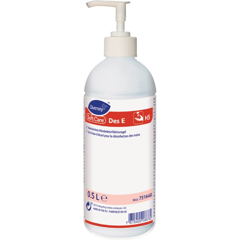 Soft Care désinfectant pour les mains à base d'éthanol, sans parfum, 1 litre