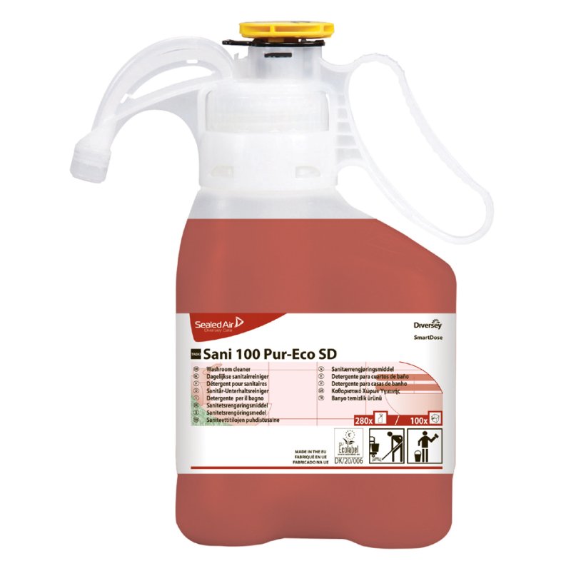 TASKI sanitairreiniger Sani 100 Pur-Eco SmartDose, alkalisch, 1,4 liter