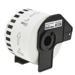 rillprint endloze etiketten papier, 62 mm × 30,48 m, wit, Brother P-touch