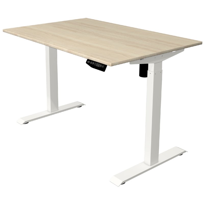 kerkmann bureau assis-debout Move 1, réglage électrique, 1200×800 mm, blanc