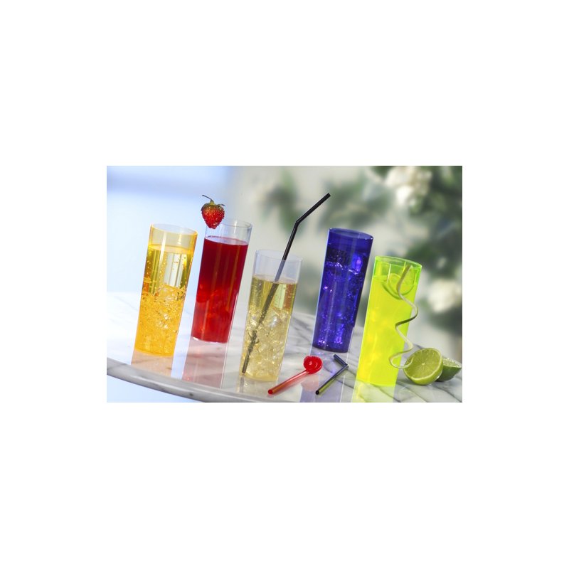 STARPAK verre longdrink plastique, 0,3 litre, transparent, 10 pièces