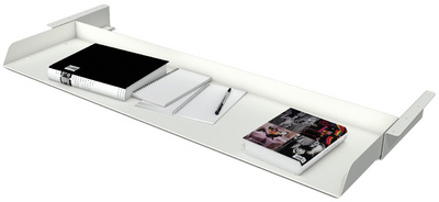 kerkmann aflegvak Move 3, wit, uitschuifbaar, 110×30×8 cm
