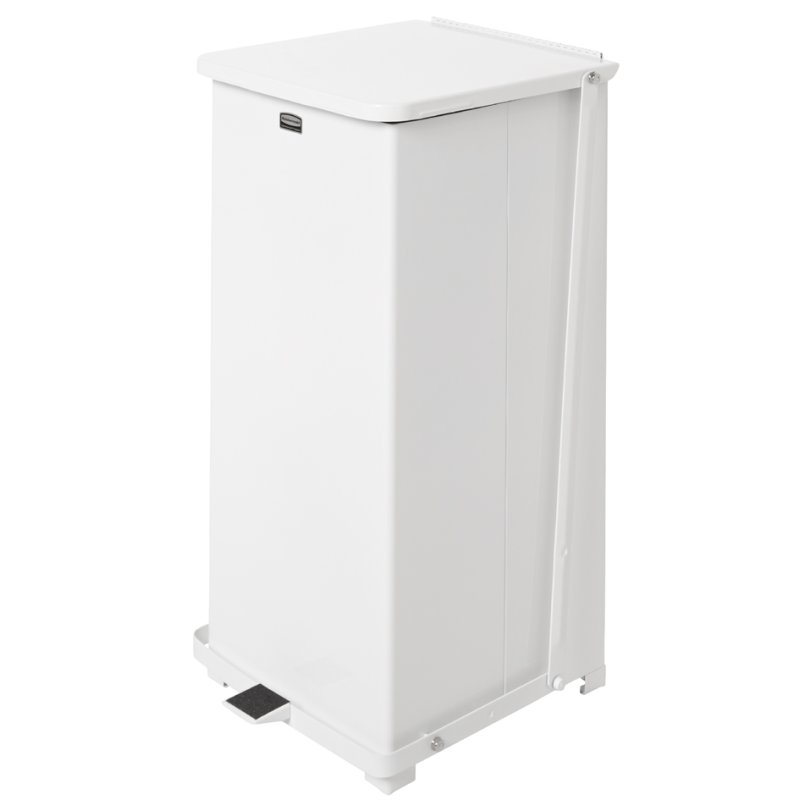 Rubbermaid pedaalemmer Stahl-Defender, wit, 49 liter