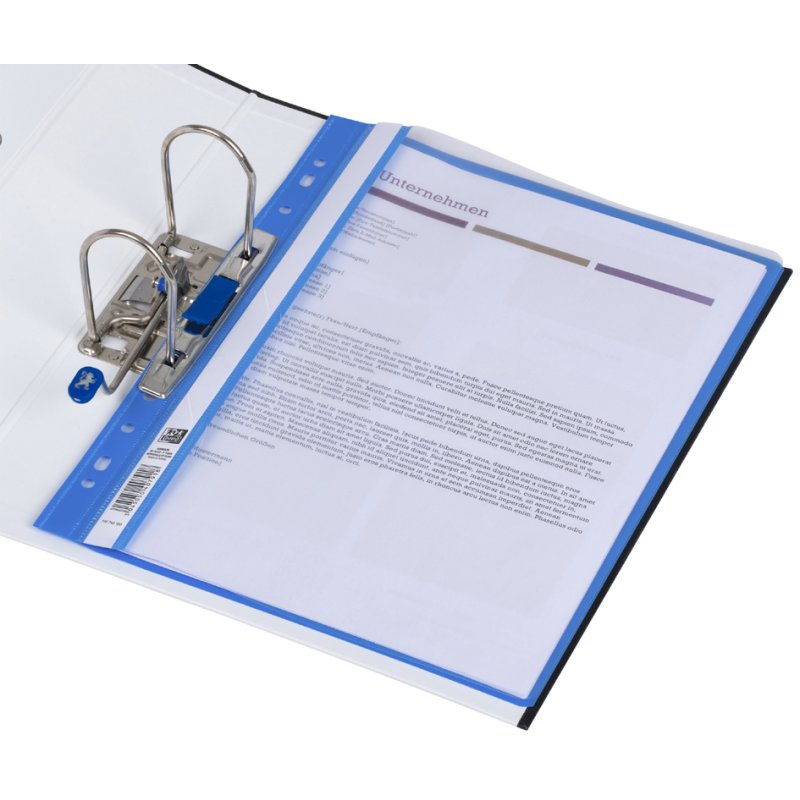 Oxford relieur rapide A4, jaune transparent, 225 feuilles