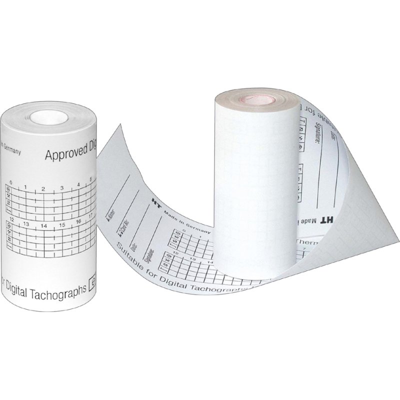 RNK Verlag rouleaux de papier thermique tachygraphes numériques, 57 mm × 8 m, 3 pièces