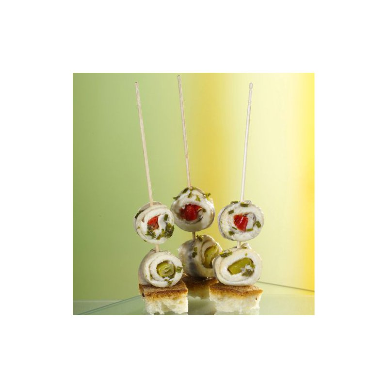 PAPSTAR pique-assiette fingerfood pure, naturel, bois torsadé, 150 mm, 500 pièces