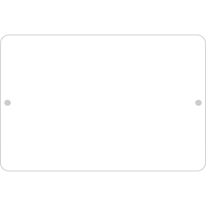 RNK Verlag plastic hanging labels, white, 120×64 mm, 1000 pieces