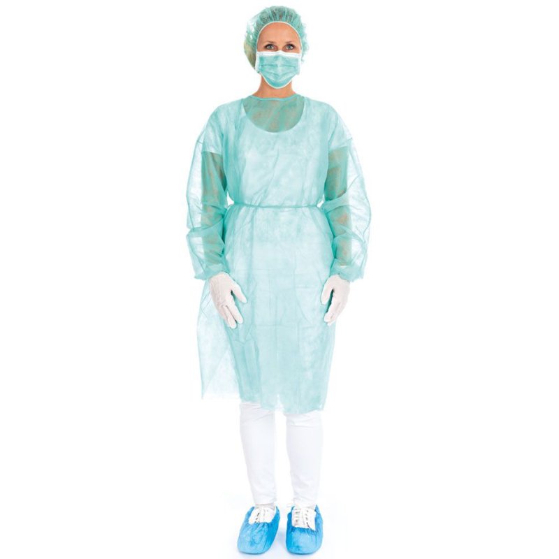 HYGOSTAR protective set MRSA II, green, 5-piece