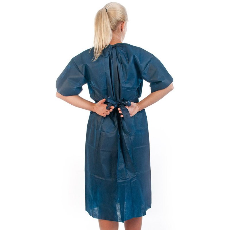 HYGOSTAR patiëntenschort PP-vlies, maat L, blauw, 10 stuks