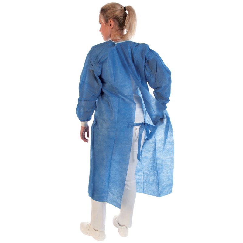HYGOSTAR blouse chirurgicale SMS, bleu, large