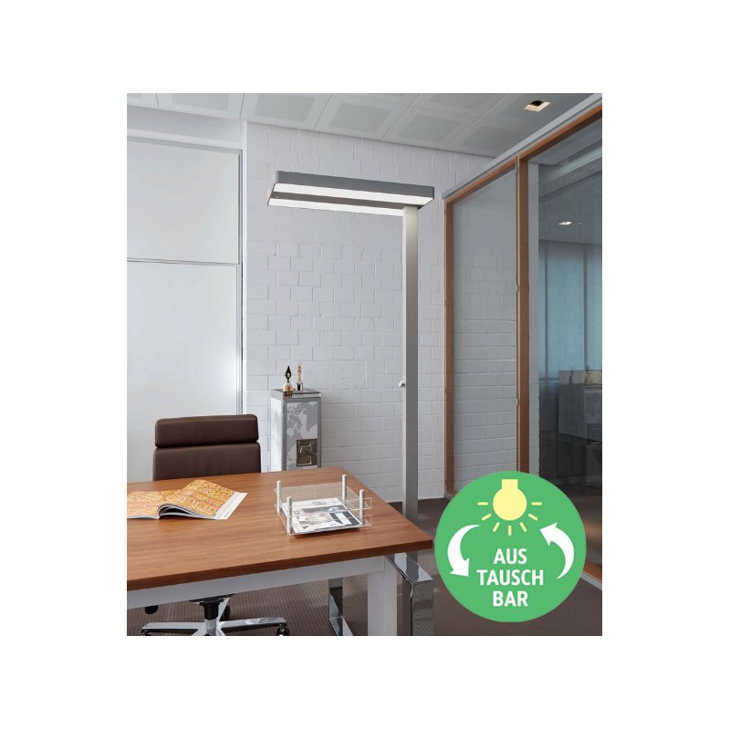 MAUL Lampadaire LED MAULjuvis, dimmable, noir, 80W