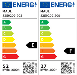MAUL LED vloerlamp MAULsirius, sensor, dimbaar, zwart
