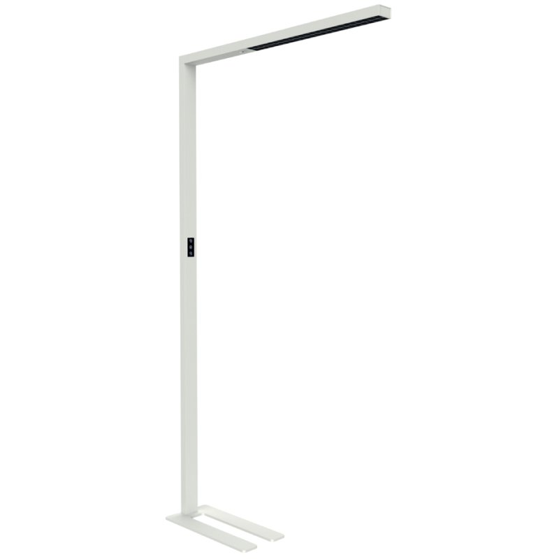 MAUL Lampadaire LED MAULsirius, avec capteur, gradable, blanc, 81W