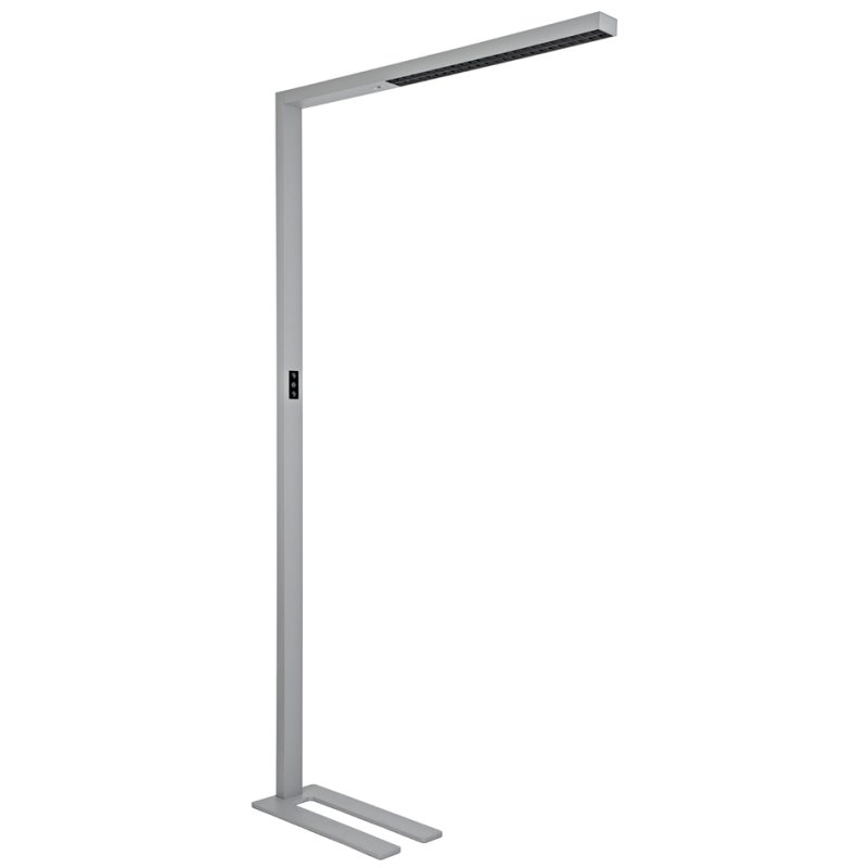 MAUL Lampadaire LED MAULsirius, avec capteur, gradable, blanc, 81W