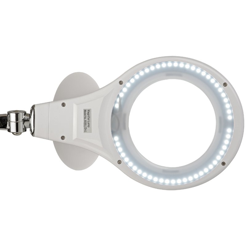 MAUL Lampe loupe LED avec pince, 3 dioptries, blanc
