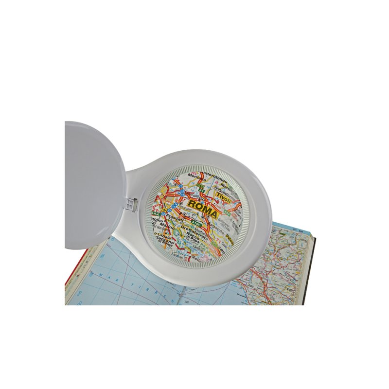 MAUL Lampe loupe LED avec pince, 3 dioptries, blanc